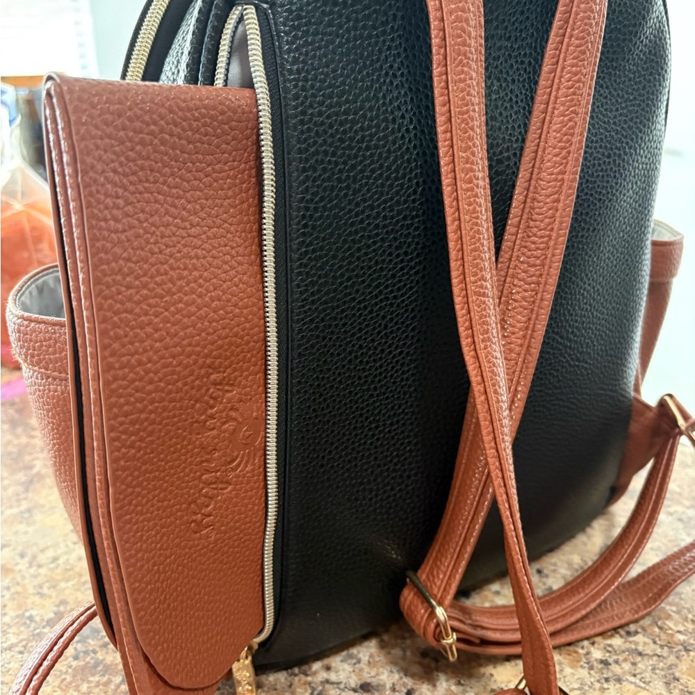 Itzy Ritzy Herringbone Mini Diaper Bag Backpack - Picture 11 of 11